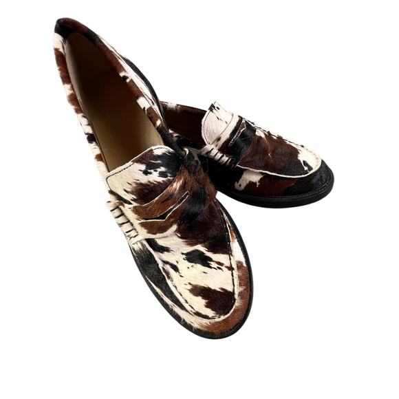 Steve Madden Womens 11M Cowhair Loafers - Picture 3 of 9